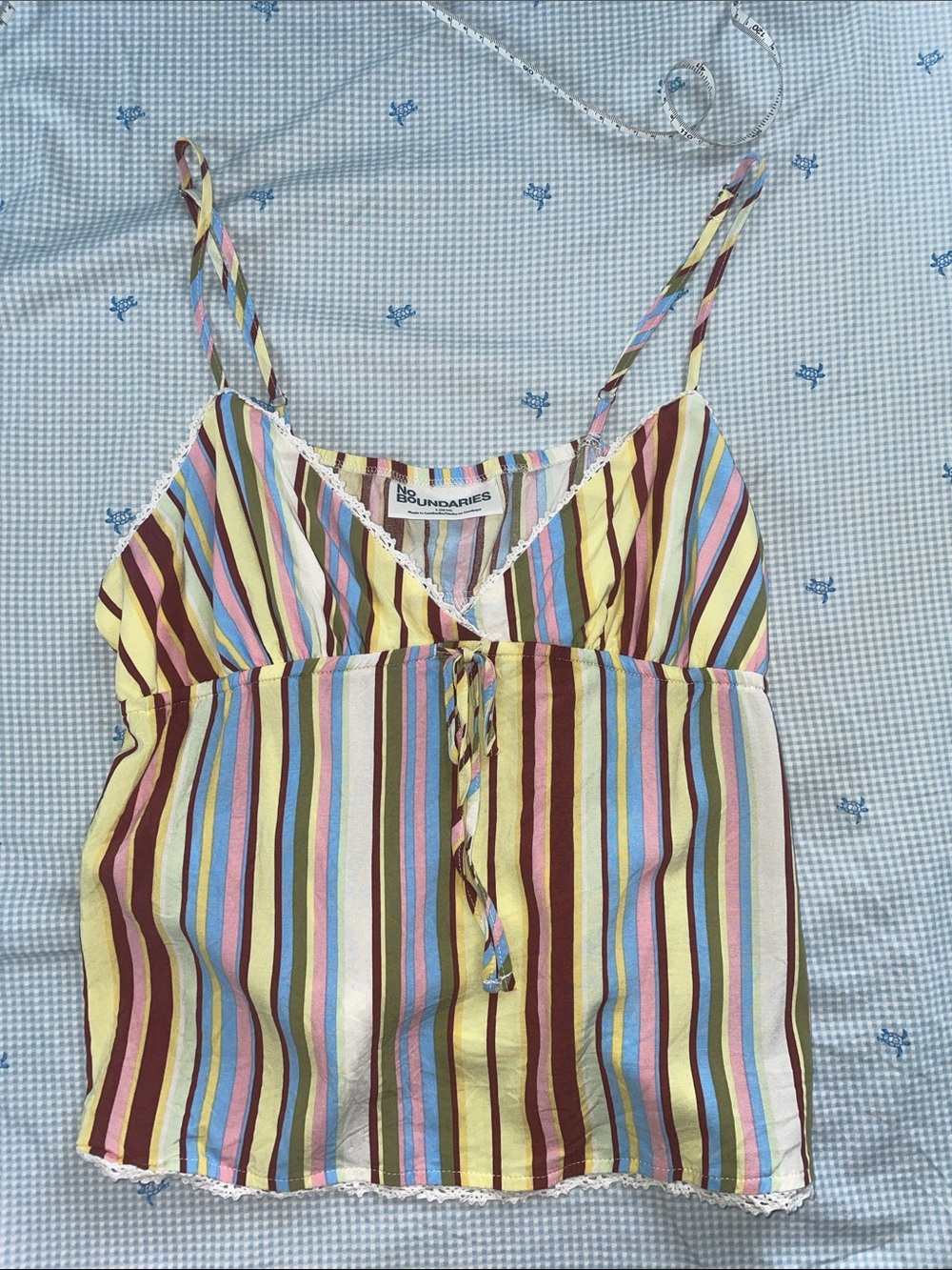 NWOT No Boundaries Striped Top